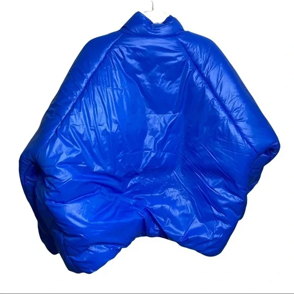 Yeezy X Gap Yzy Size XL Blue Cropped Puffer Jacket Coat
